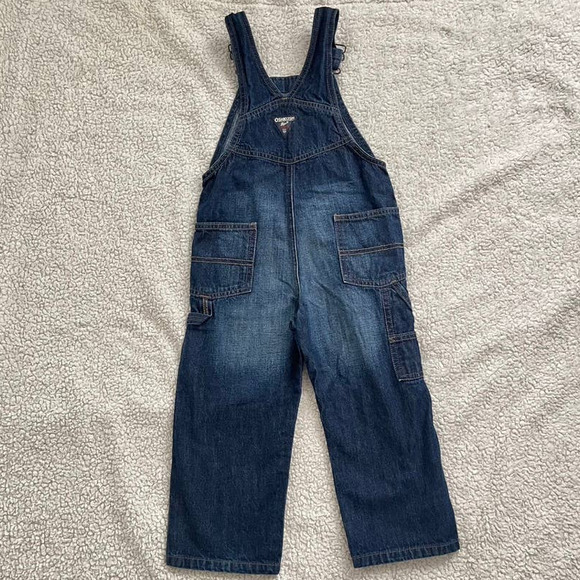 OshKosh B'gosh Denim Overall Toddler Size 4T - Picture 2 of 10